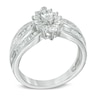 Thumbnail Image 1 of 1 CT. T.W. Marquise Diamond Frame Engagement Ring in 10K White Gold
