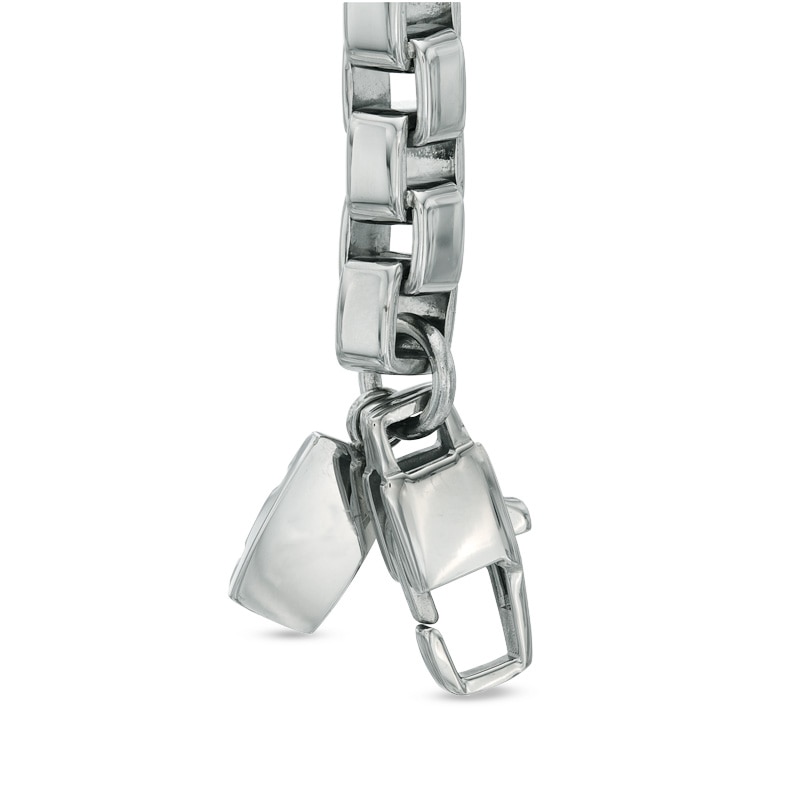 Main Image 2 of 6.0mm Box Necklace and Bracelet Set in Stainless Steel - 24"