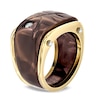 Thumbnail Image 1 of Men's 1/10 CT. T.W. Diamond Ring in Brown IP Stainless Steel - Size 10