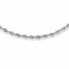 Thumbnail Image 0 of 1.25mm Rope Chain Necklace in 14K White Gold - 18"