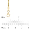 Thumbnail Image 2 of 2.5mm Rope Chain Necklace in Solid 14K Gold - 20"
