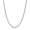 Thumbnail Image 1 of 2.5mm Rope Chain Necklace in 14K White Gold - 20"