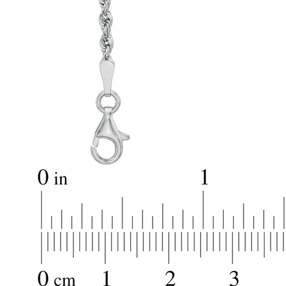2.5mm Rope Chain Necklace in 14K Gold