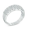 Thumbnail Image 2 of 3/4 CT. T.W. Diamond Triple Row Band in 10K White Gold