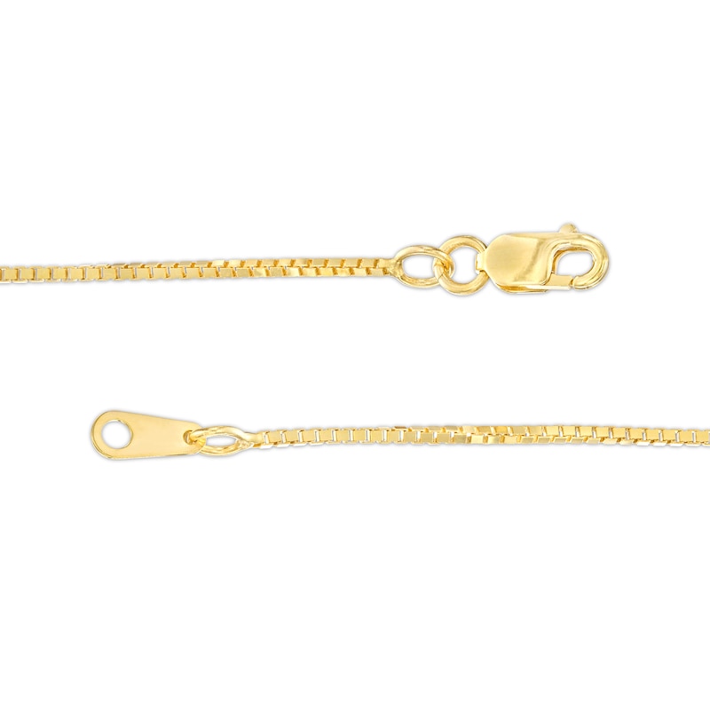 1.0mm Box Chain Necklace in 10K Gold - 18"