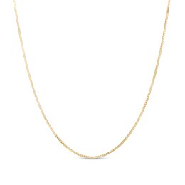 1.0mm Box Chain Necklace in 10K Gold - 22&quot;