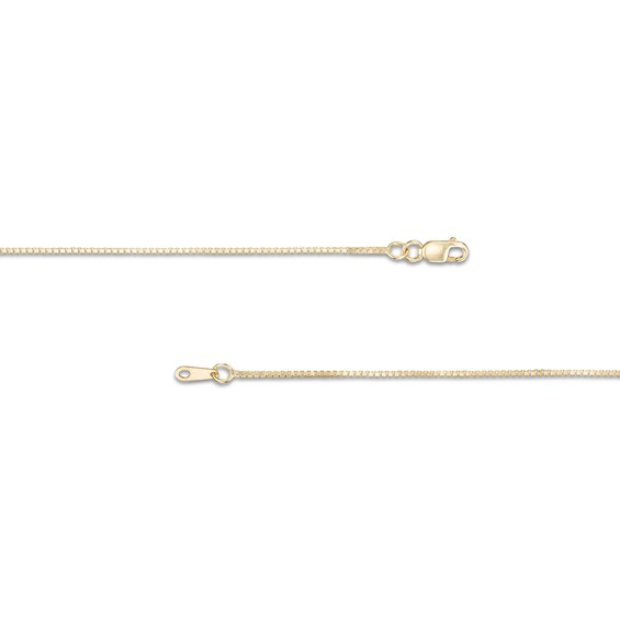 1.0mm Box Chain Necklace in 10K Gold - 22"