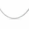 Thumbnail Image 0 of Ladies' 0.85mm Adjustable Box Chain Necklace in 10K White Gold - 22"