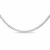 Thumbnail Image 1 of Ladies' 0.85mm Adjustable Box Chain Necklace in 10K White Gold - 22"
