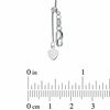 Thumbnail Image 2 of Ladies' 0.85mm Adjustable Box Chain Necklace in 10K White Gold - 22"
