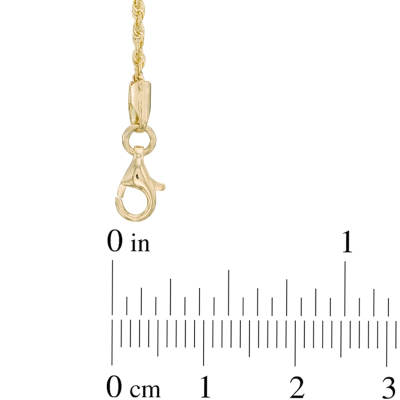Main Image 2 of 1.5mm Rope Chain Necklace in 10K Gold - 20"