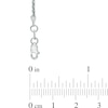Thumbnail Image 3 of 1.5mm Sparkle Chain Necklace in 10K White Gold - 18"