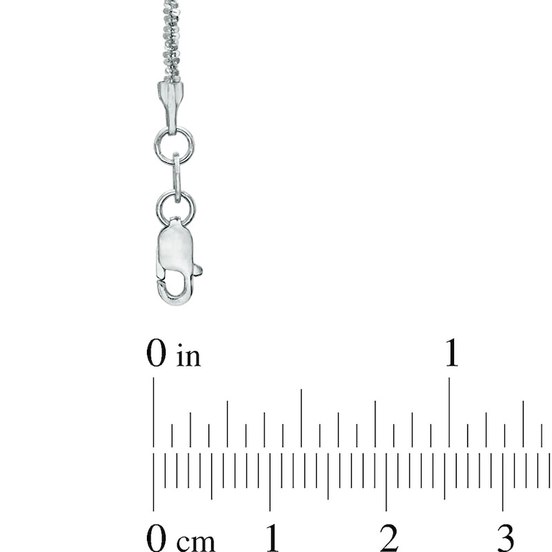 Main Image 3 of 1.5mm Sparkle Chain Necklace in 10K White Gold - 18"