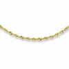 Thumbnail Image 1 of Ladies' Adjustable 1.0mm Rope Chain Necklace in 10K Gold - 22"