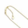 Thumbnail Image 2 of Ladies' Adjustable 1.0mm Rope Chain Necklace in 10K Gold - 22"