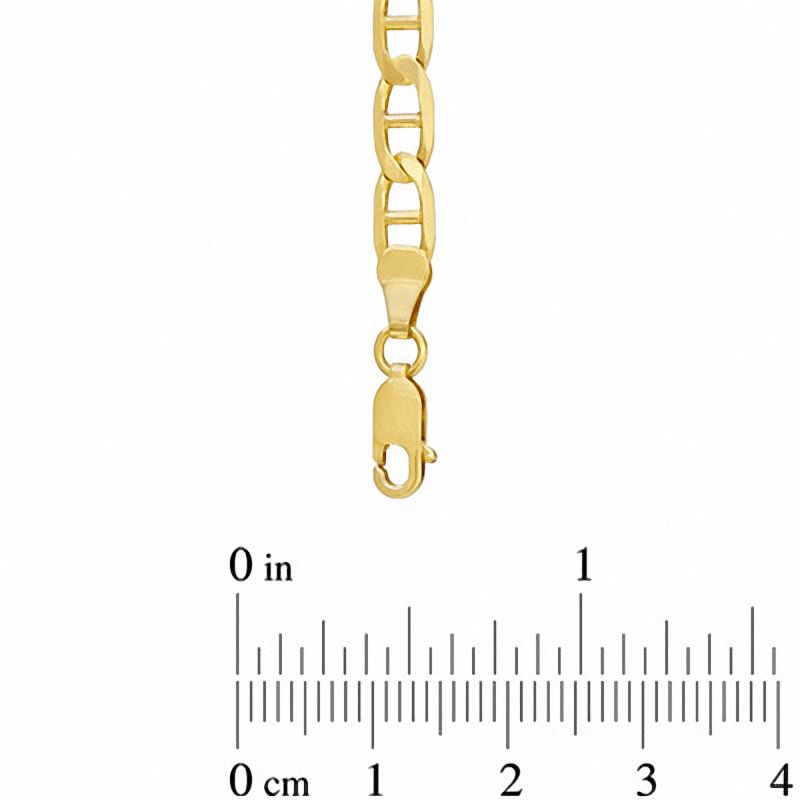 6.5 mm Elongated Mariner Chain Necklace | Lee Michaels Fine Jewelry