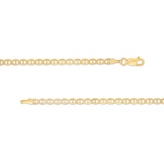 Men's 3.2mm Mariner Chain Necklace in 10K Gold - 20"