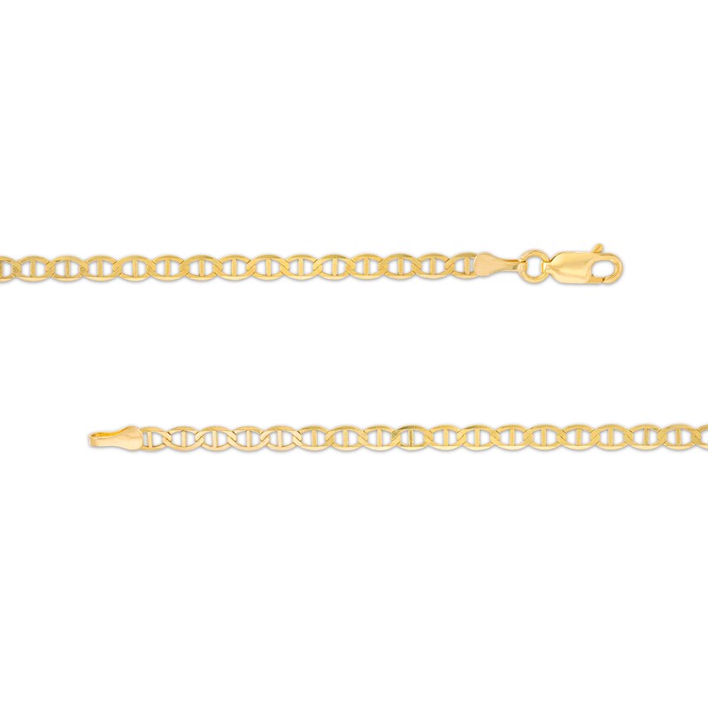 Men's 3.2mm Mariner Chain Necklace in 10K Gold - 20"