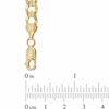 Thumbnail Image 3 of 5.0mm Figaro Chain Bracelet in 10K Gold - 8.5"
