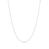 Thumbnail Image 0 of Ladies' 0.8mm Adjustable Box Chain Necklace in Sterling Silver - 22"