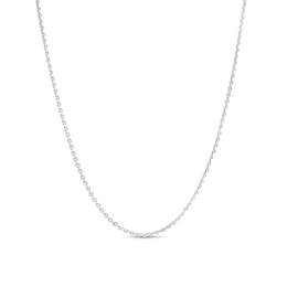 Ladies' 1.4mm Cable Chain Necklace in Sterling Silver - 16&quot;