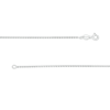 Thumbnail Image 2 of Ladies' 1.4mm Cable Chain Necklace in Sterling Silver - 16"