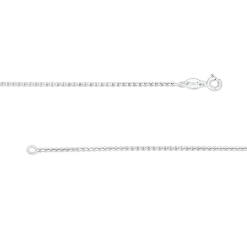 Ladies' 1.4mm Cable Chain Necklace in Sterling Silver - 16"