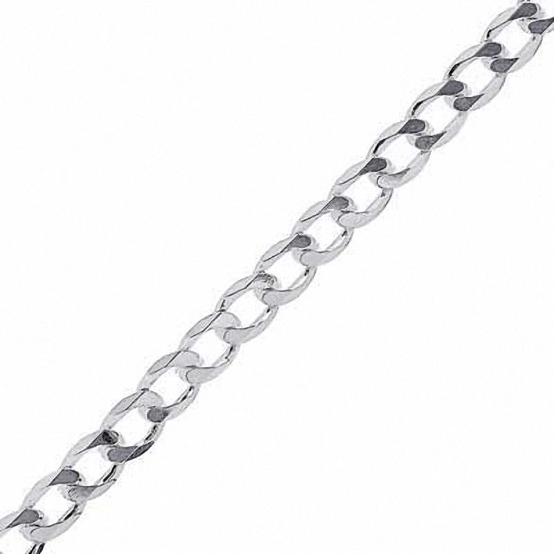 Main Image 1 of 5.5mm Curb Chain Bracelet in Sterling Silver - 8.5"