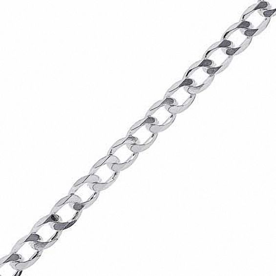 7.0mm Curb Chain Bracelet in Sterling Silver - 8.5"