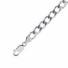 Thumbnail Image 1 of Men's 7.0mm Curb Chain Bracelet in Sterling Silver - 8.5"