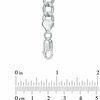 Thumbnail Image 2 of 7.0mm Curb Chain Necklace in Sterling Silver - 22"