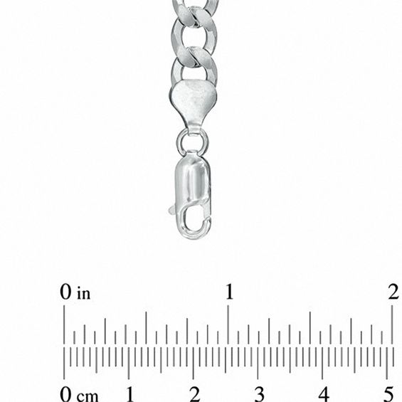 7.0mm Curb Chain Necklace in Sterling Silver - 22"