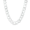 Thumbnail Image 0 of Men's 7.6mm Curb Chain Necklace in Sterling Silver - 24"
