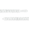 Thumbnail Image 2 of Men's 7.6mm Curb Chain Necklace in Sterling Silver - 24"