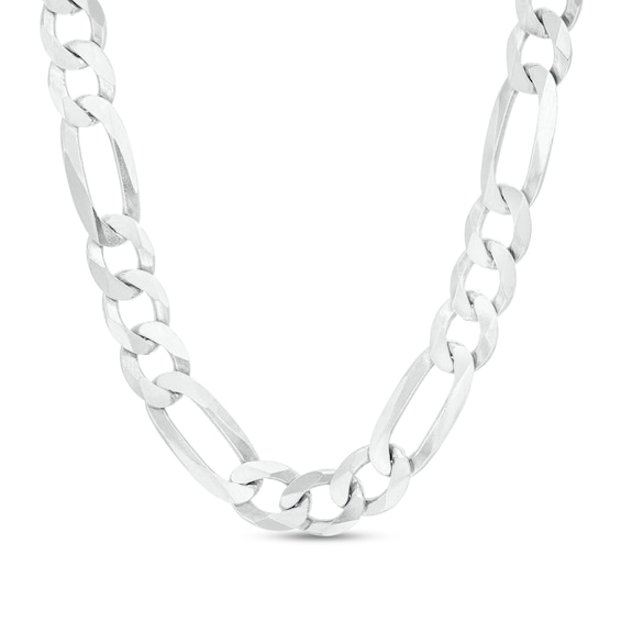 Zales Sterling Silver Curb Chain Necklace