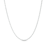 Thumbnail Image 0 of Ladies' 1.0mm Adjustable Rope Chain Necklace in Sterling Silver - 22"