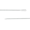 Thumbnail Image 2 of 1.8mm Rope Chain Necklace in Sterling Silver - 18"