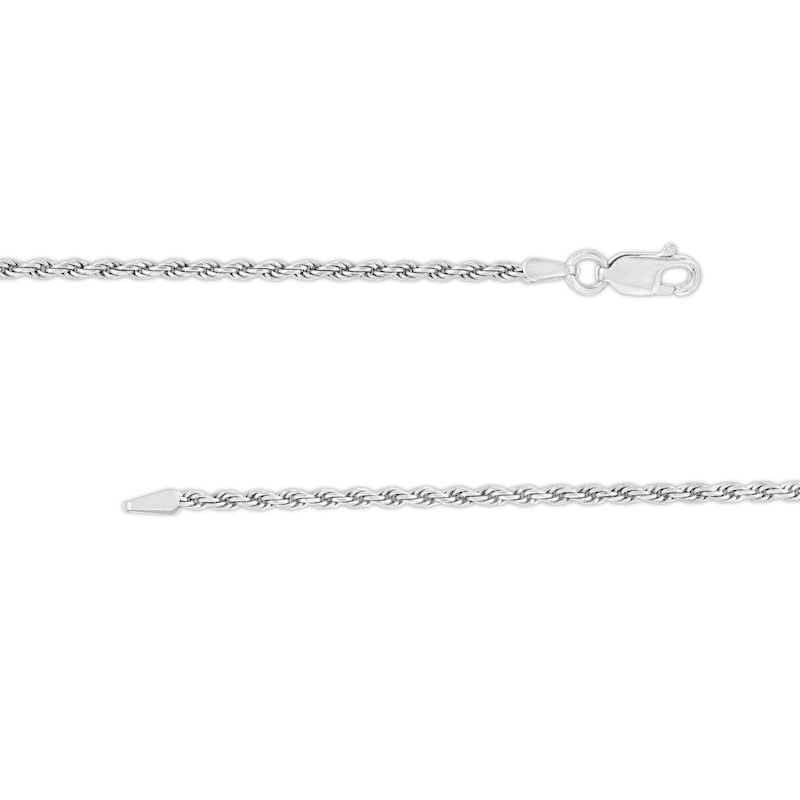 1.8mm Rope Chain Necklace in Sterling Silver - 18"