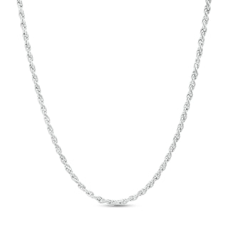 1.8mm Rope Chain Necklace in Sterling Silver - 24"