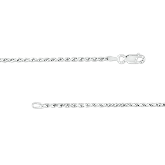 1.8mm Rope Chain Necklace in Sterling Silver - 24"