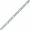 Thumbnail Image 1 of Men's 7.8mm Figaro Chain Bracelet in Sterling Silver - 8.5"