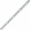 Thumbnail Image 0 of Men's 7.8mm Figaro Chain Bracelet in Sterling Silver - 8.5"