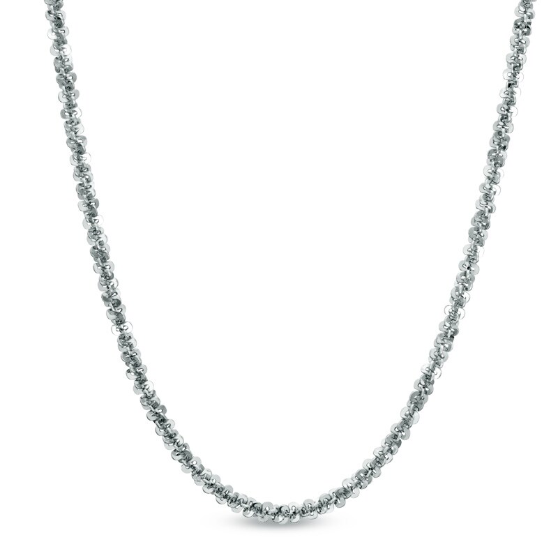 1.5mm Sparkle Chain Necklace in Sterling Silver - 16"