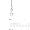 Thumbnail Image 2 of 1.5mm Criss-Cross Chain Necklace in Sterling Silver - 18"