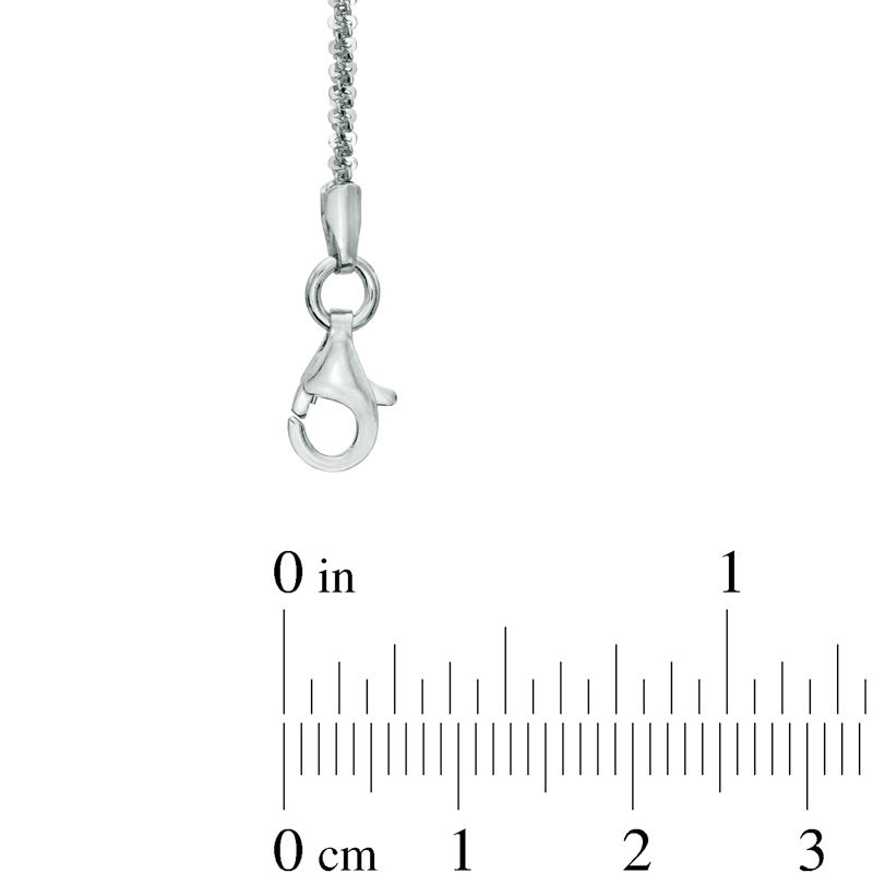1.5mm Criss-Cross Chain Necklace in Sterling Silver - 18