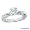 Thumbnail Image 1 of Celebration Fire® 1 CT. Diamond Solitaire Vintage-Style Ring in 14K White Gold (H-I/SI1-SI2)