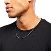 Thumbnail Image 3 of 1.3mm Box Chain Necklace in Sterling Silver - 20"