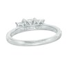 Thumbnail Image 3 of 1 CT. T.W. Princess-Cut Diamond Past Present Future® Bridal Set in 14K White Gold