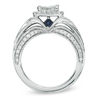 Thumbnail Image 3 of Vera Wang Love Collection 1 CT. T.W. Quad Princess-Cut Diamond Engagement Ring in 14K White Gold