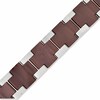 Thumbnail Image 2 of 1/5 CT. T.W. Diamond Cross Bracelet in Two-Tone Stainless Steel - 8.25"